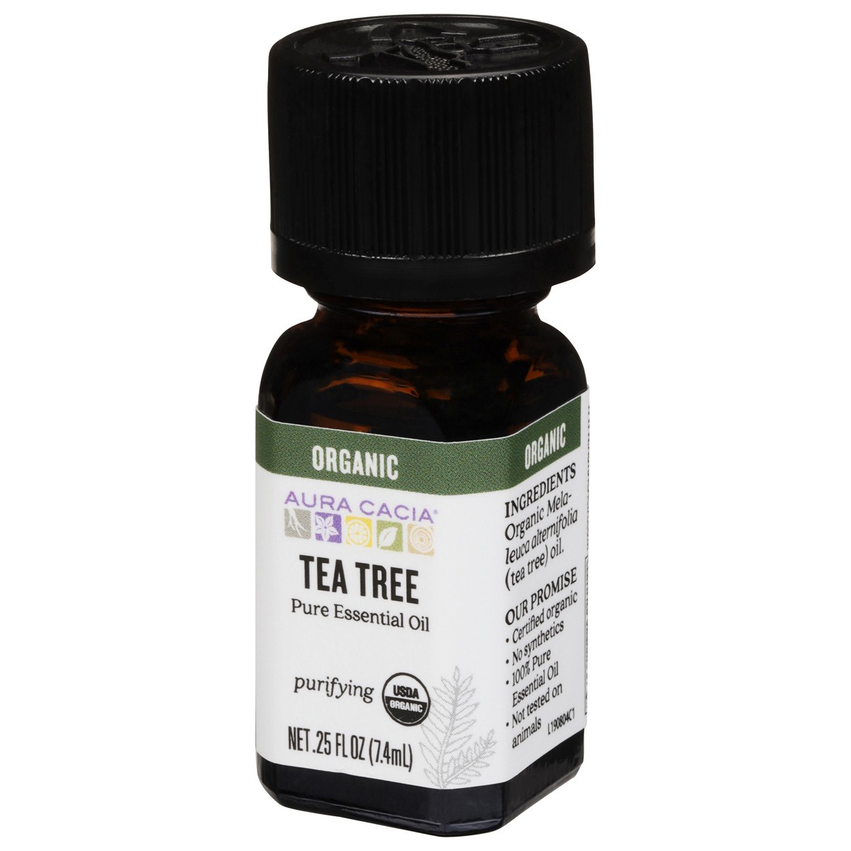 slide 3 of 9, Aura Cacia Tea Tree Essential Bath Oil, 0.25 oz