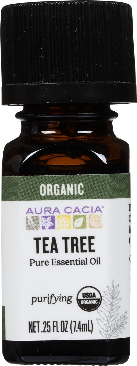 slide 4 of 9, Aura Cacia Tea Tree Essential Bath Oil, 0.25 oz