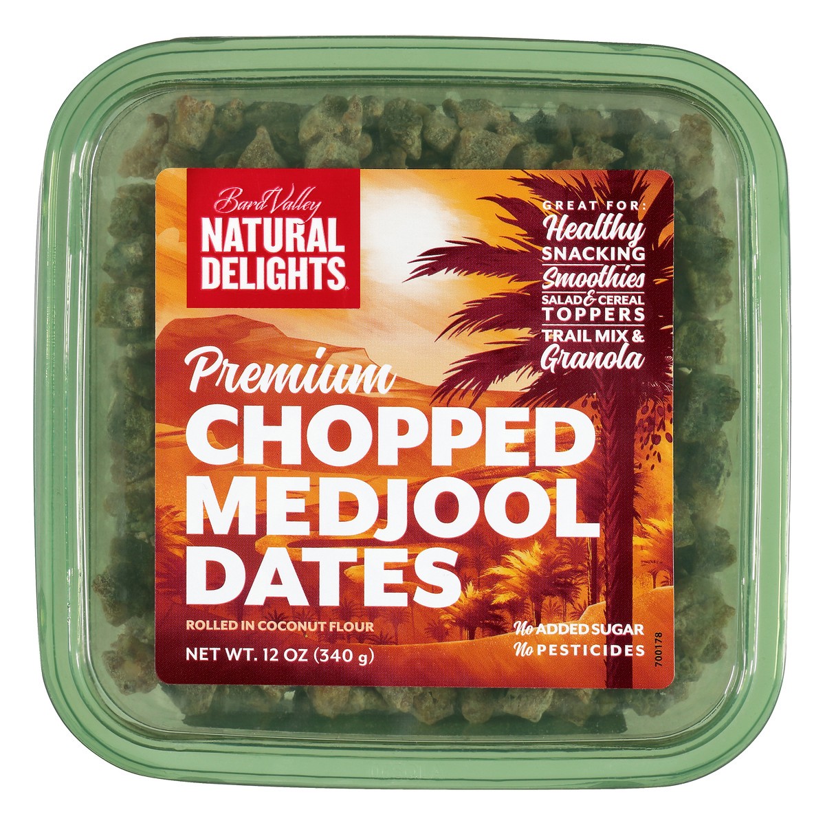 slide 9 of 10, Bard Valley Natural Delights Chopped Medjool Dates, 12 oz