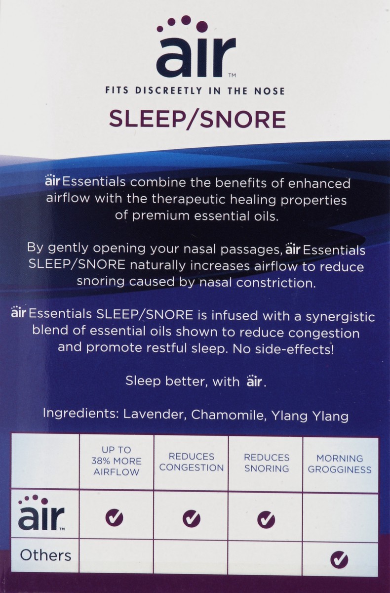 slide 5 of 5, air Sleep/Snore 12 ea, 12 ct