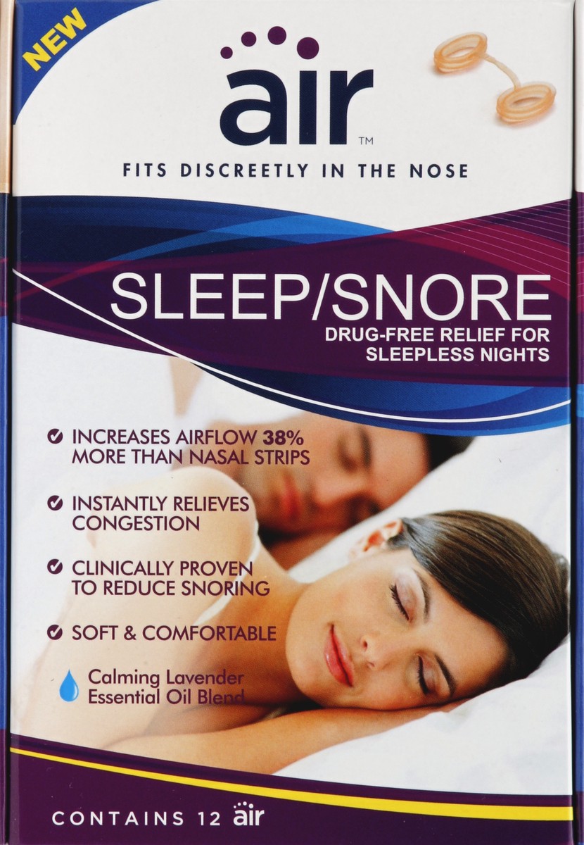 slide 1 of 5, air Sleep/Snore 12 ea, 12 ct