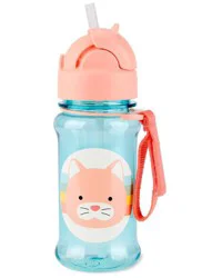 Skip Hop Zoo Straw Bottle With Tritan Renew - Cat