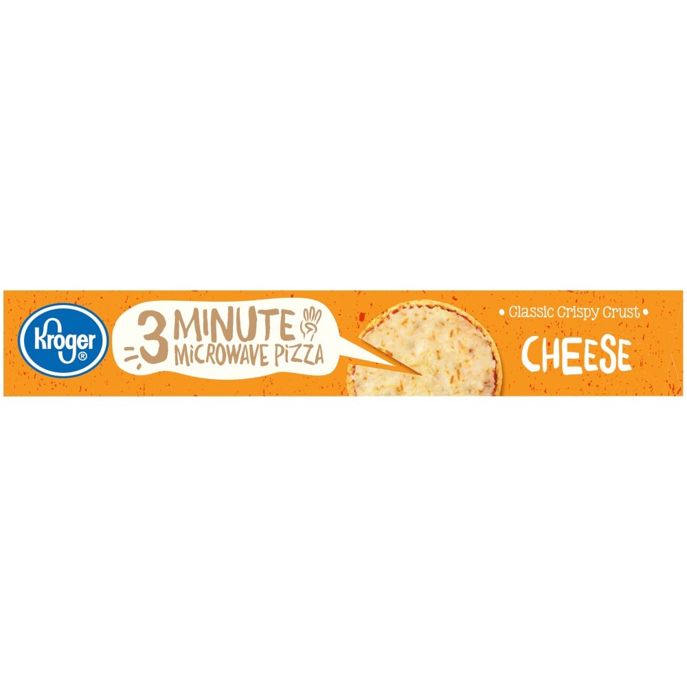 slide 3 of 5, Kroger 3 Minute Microwave Cheese Pizza Box, 7.2 oz