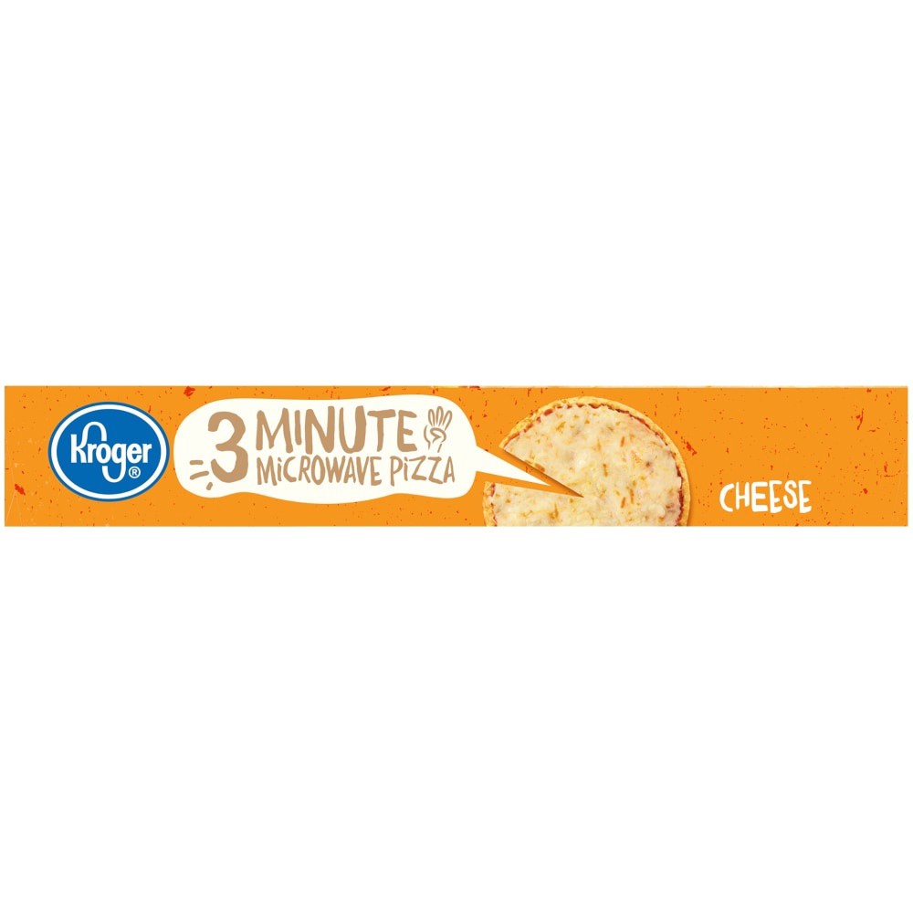 slide 5 of 5, Kroger 3 Minute Microwave Cheese Pizza Box, 7.2 oz