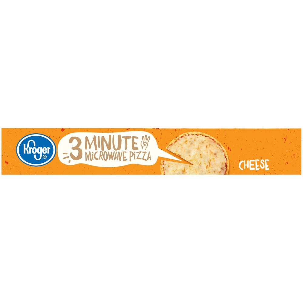 slide 2 of 5, Kroger 3 Minute Microwave Cheese Pizza Box, 7.2 oz