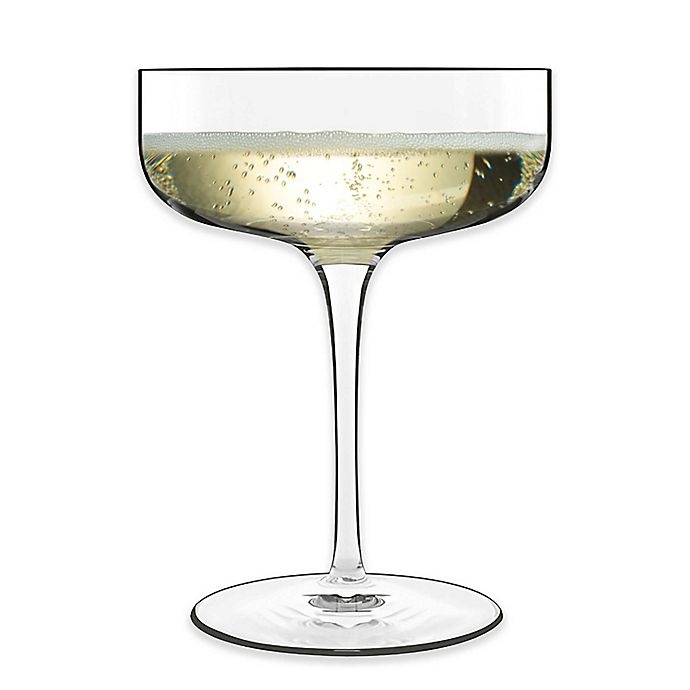 slide 1 of 3, Luigi Bormioli Sublime Coupe Champagne Glasses, 4 ct