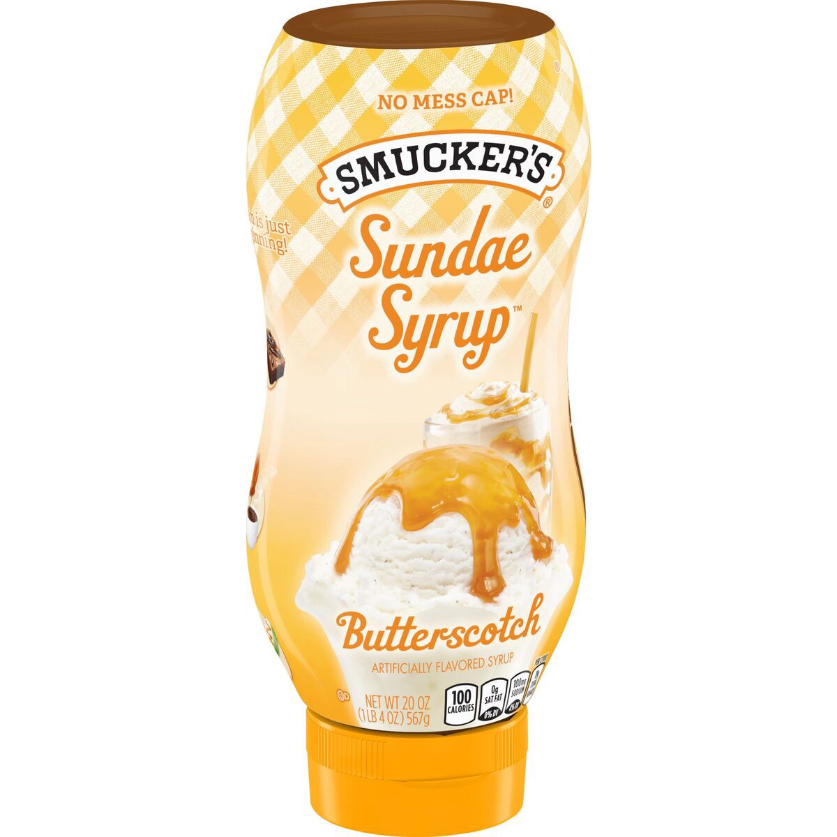 slide 2 of 8, Smucker's Sundae Syrup Butterscotch Flavored Syrup, 20 Ounces, 20 oz