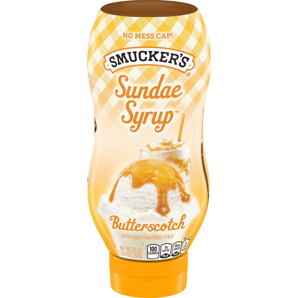 slide 1 of 8, Smucker's Sundae Syrup Butterscotch Flavored Syrup, 20 Ounces, 20 oz