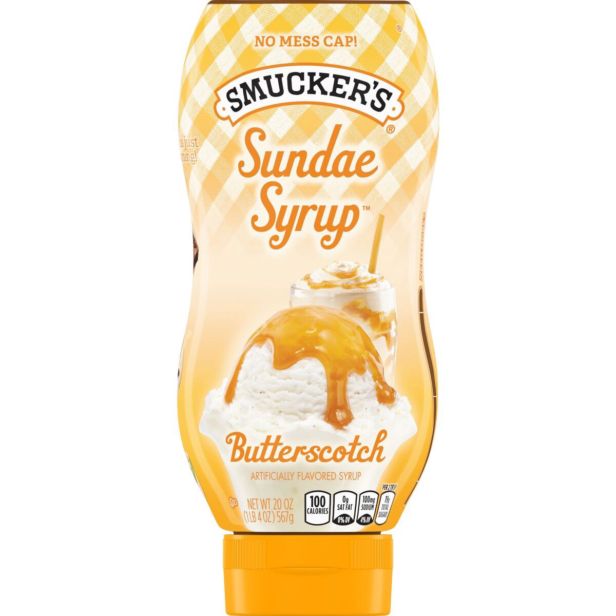 slide 5 of 8, Smucker's Sundae Syrup Butterscotch Flavored Syrup, 20 Ounces, 20 oz