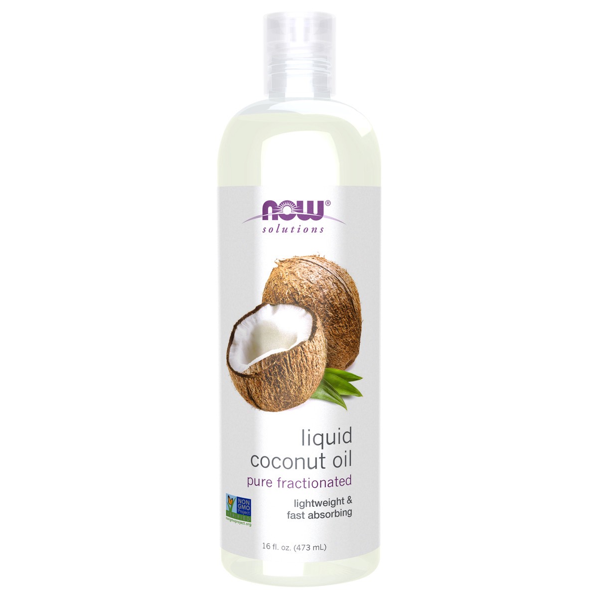 slide 1 of 9, NOW Liquid Coconut Oil - 16 fl. oz., 16 fl oz