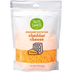 That's Smart! Shredded Imitation Cheddar Cheese 8 oz