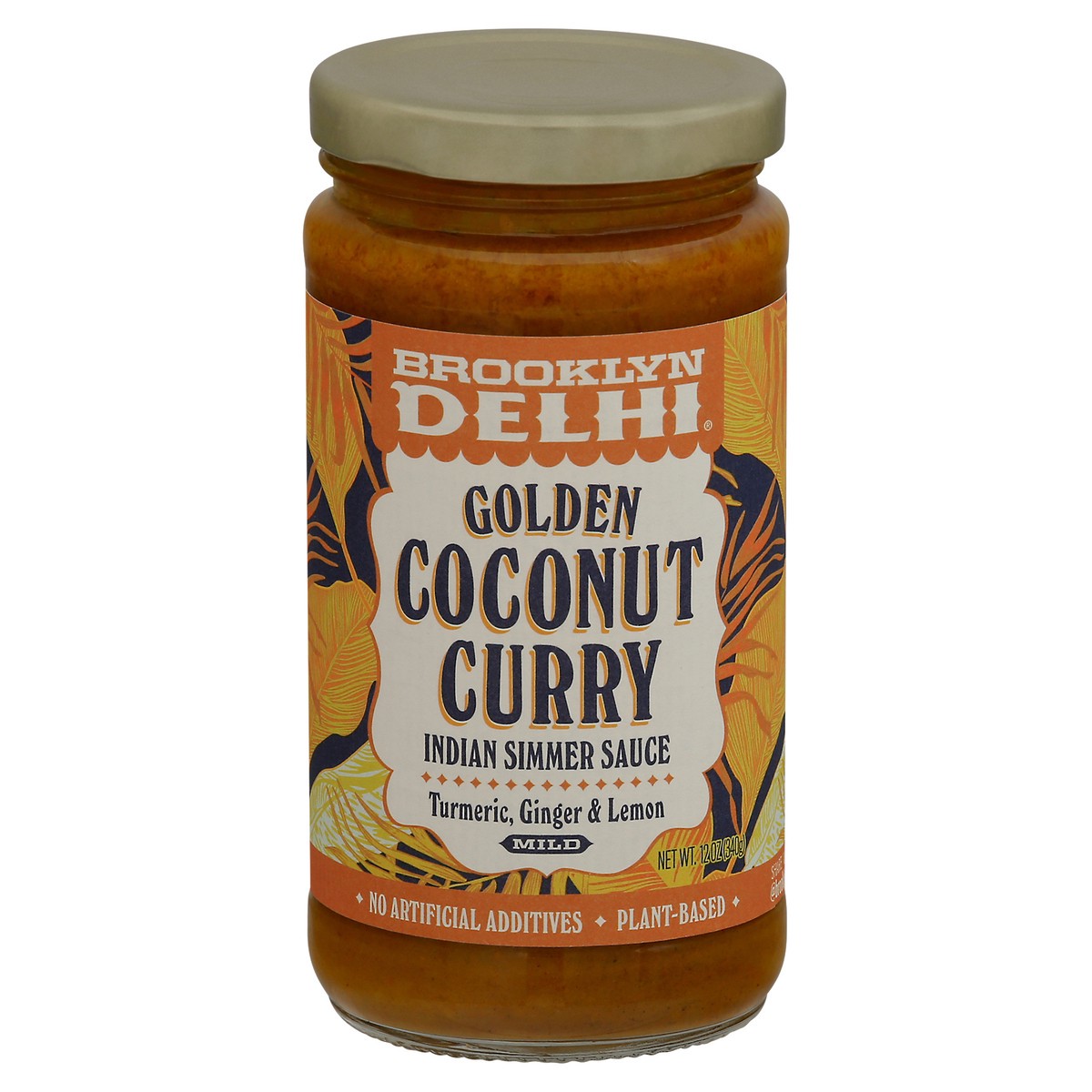 slide 11 of 13, Brooklyn Delhi Mild Golden Coconut Curry Indian Simmer Sauce 12 oz Jar, 12 oz