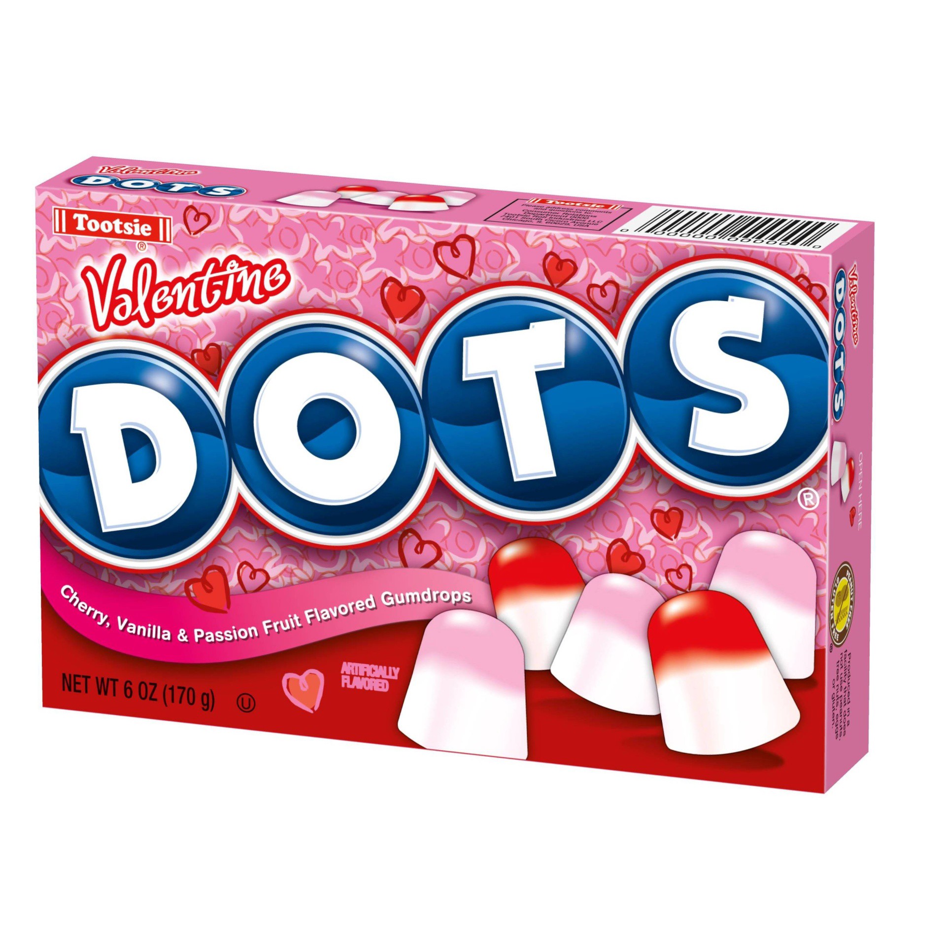 slide 1 of 2, DOTS Valentines Dots, 6 oz