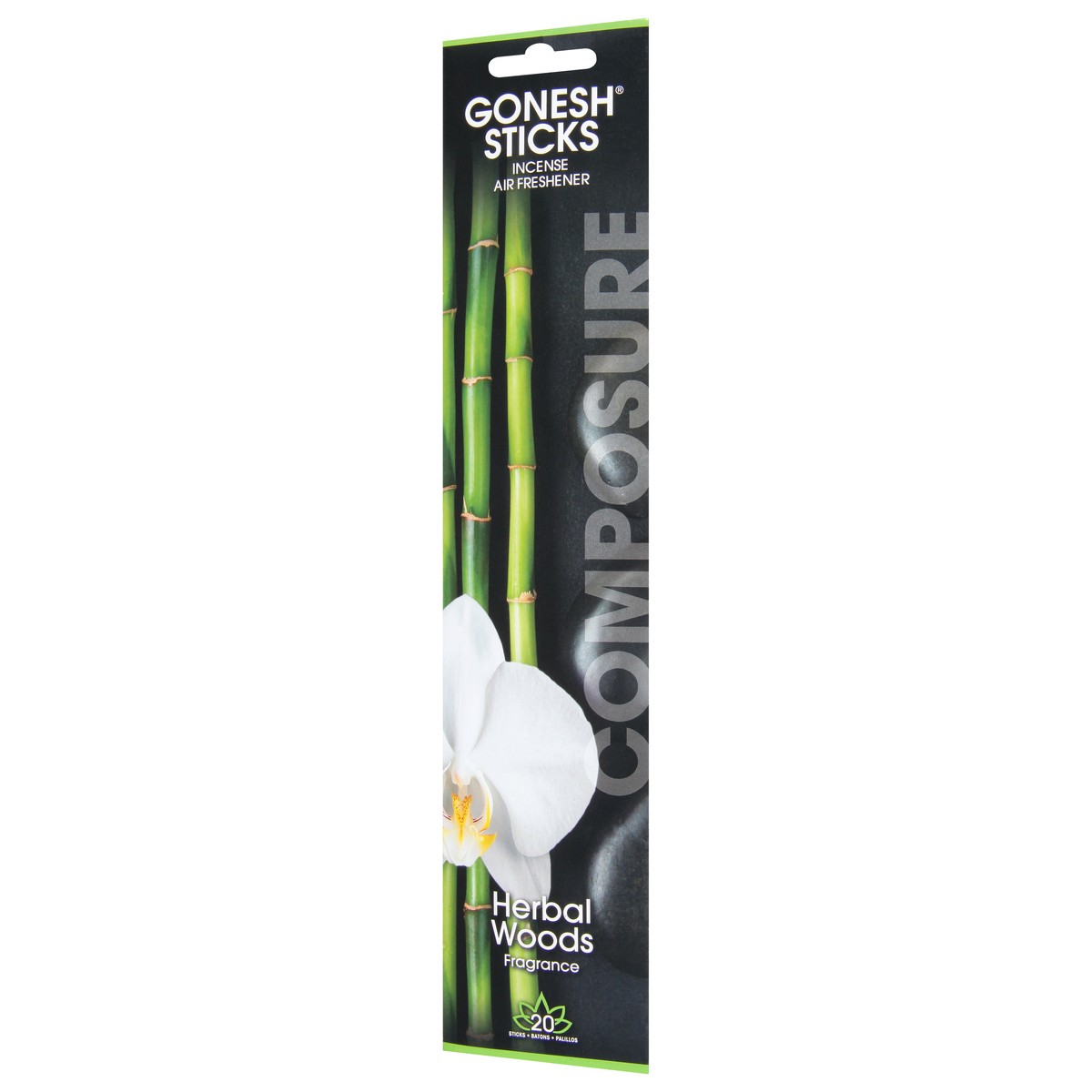 slide 3 of 9, Gonesh Incense Herbal Woods Fragrance Incense Air Freshener 20 ea, 1 ct