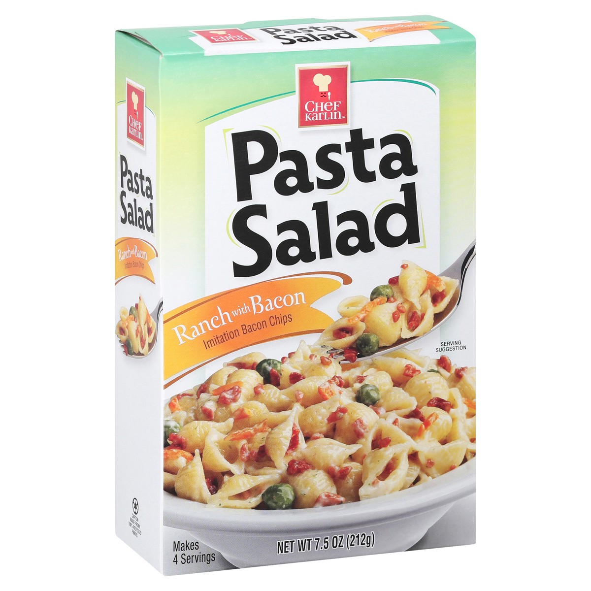 slide 8 of 9, Chef Karlin Ranch with Bacon Pasta Salad 7.5 oz, 7.5 oz