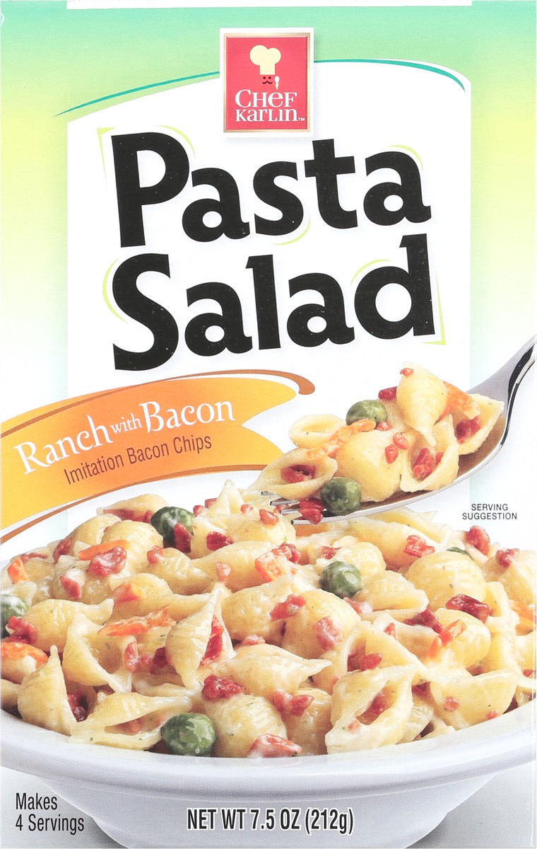 slide 3 of 9, Chef Karlin Ranch with Bacon Pasta Salad 7.5 oz, 7.5 oz