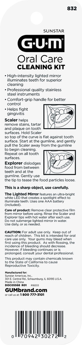 slide 2 of 3, G-U-M Oral Care Clean Kit, 1 ct