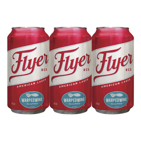 slide 2 of 5, Warped Wing Flyer Red Lager, 6 ct; 12 oz