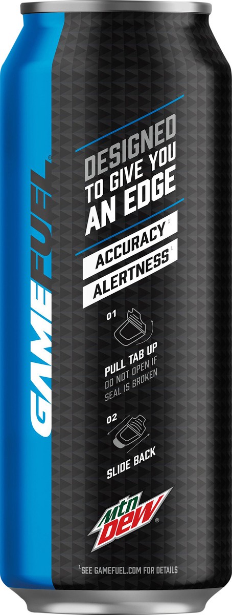 slide 2 of 4, Mountain Dew Game Fuel Energy Drink Charged Berry Blast Flavored 16 Fl Oz, 16 fl oz