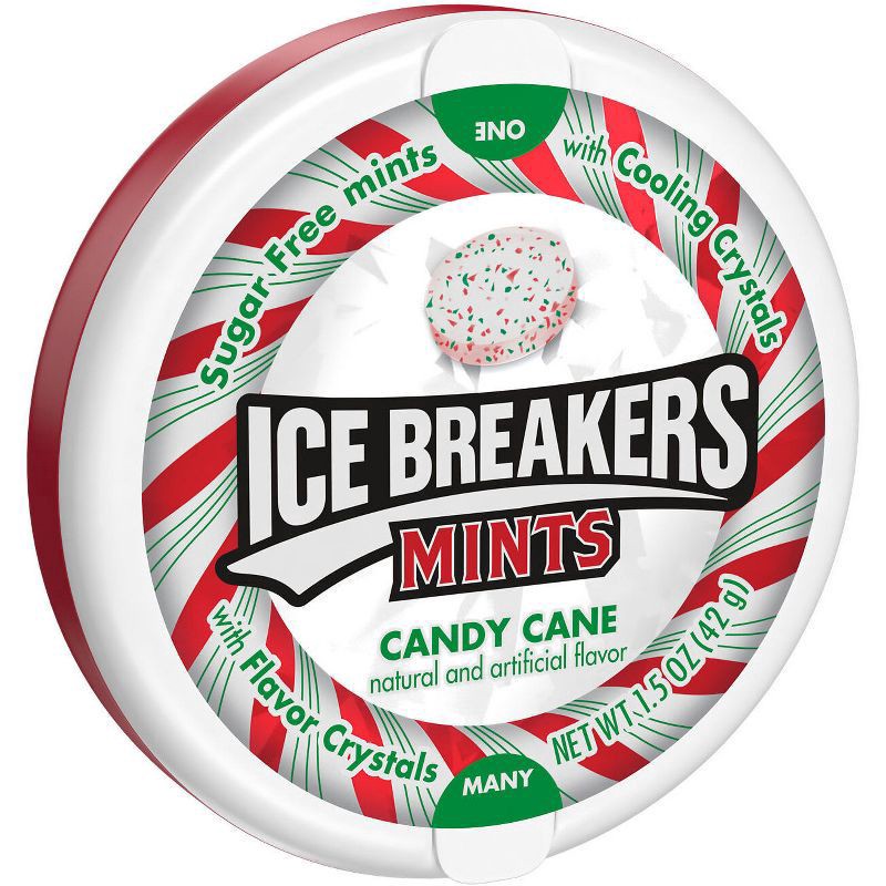 slide 1 of 6, Ice Breakers Christmas Candy Cane Mints, 1.5 oz