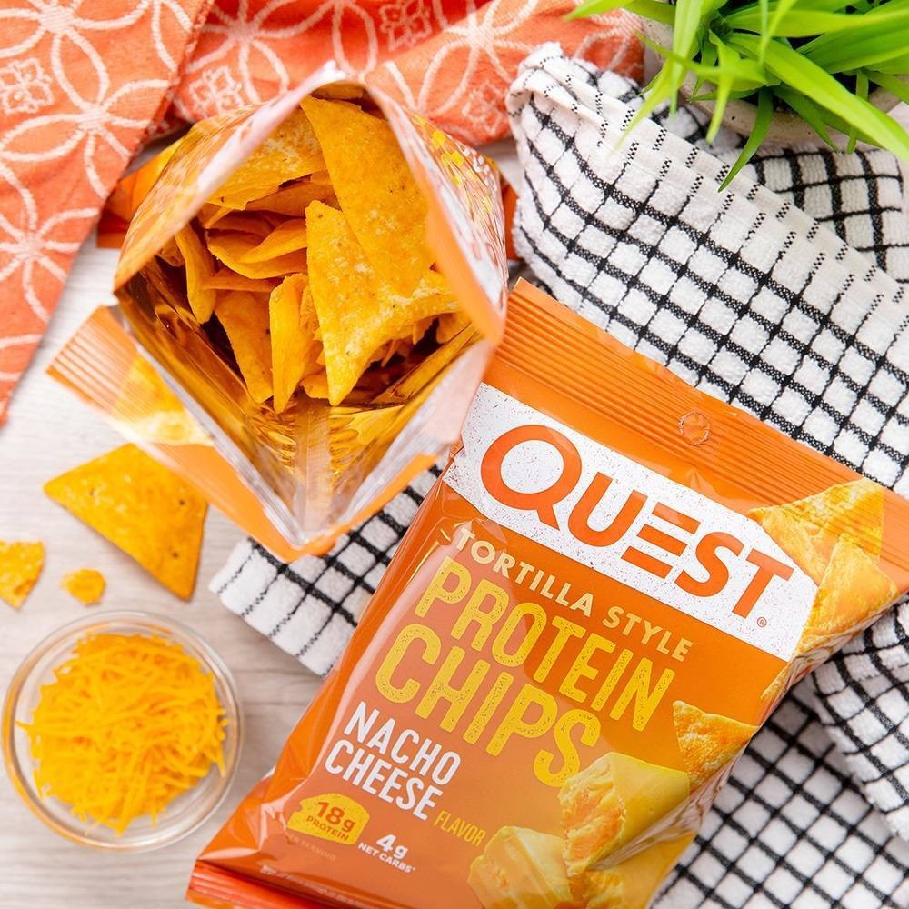 Quest Nutrition Quest Tortilla Style Protein Chips - Nacho Cheese ...