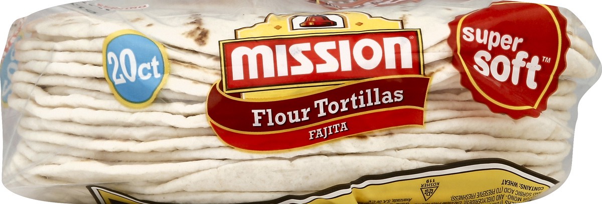 slide 2 of 3, Mission Fajita Fajita Flour Tortillas, 26 oz