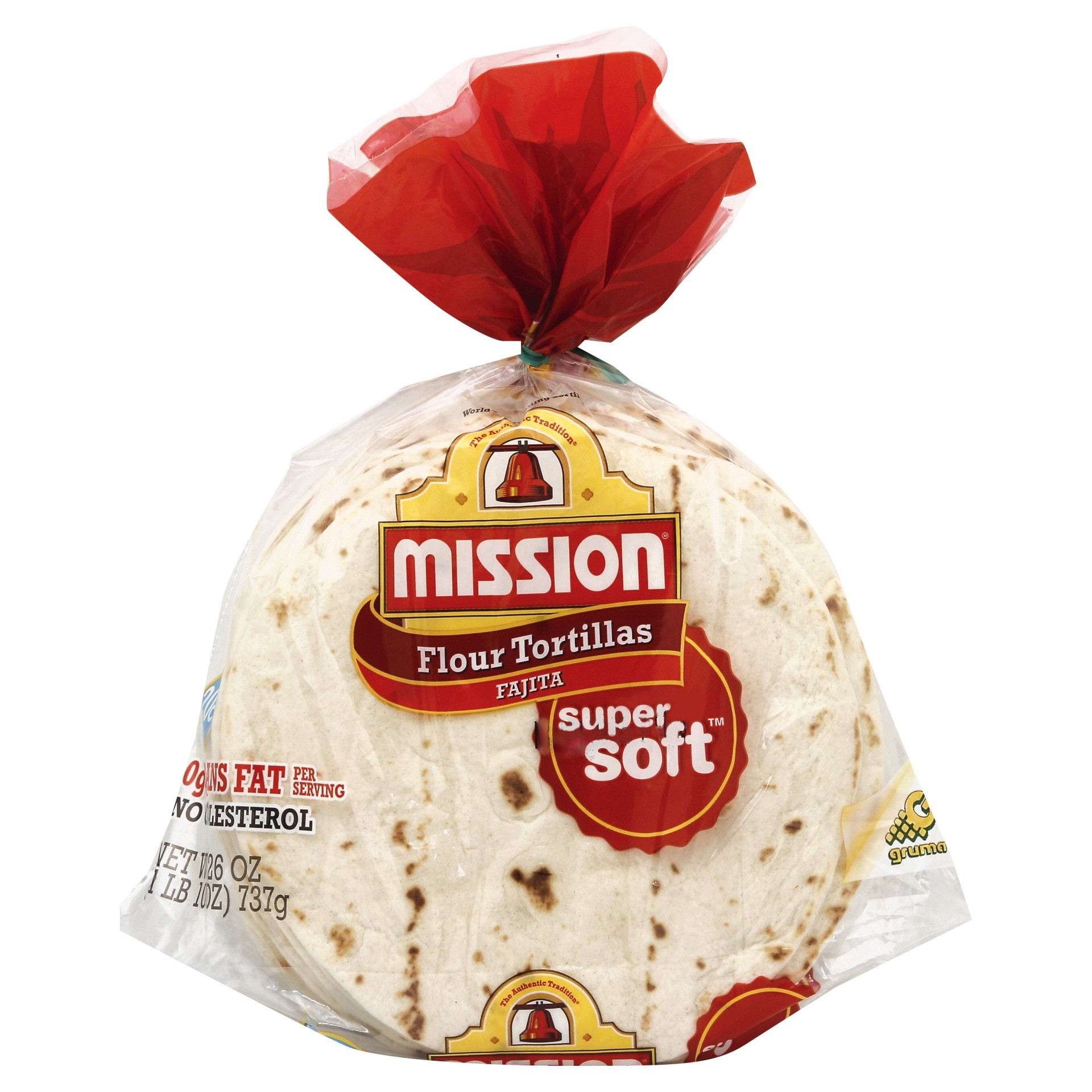 slide 1 of 3, Mission Fajita Fajita Flour Tortillas, 26 oz