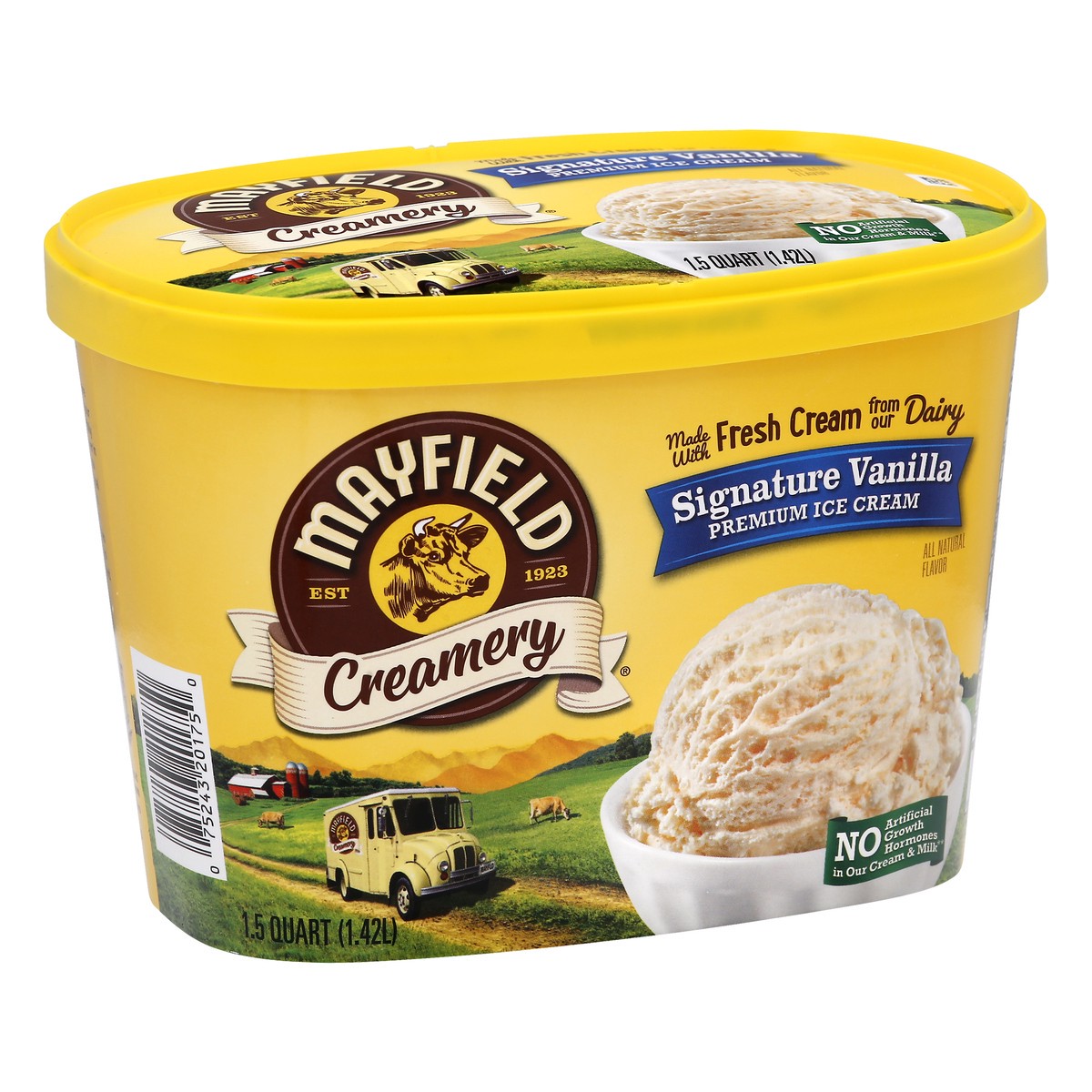 slide 6 of 10, Mayfield Creamery Signature Vanilla Ice Cream 1.5 qt, 1.5 qt