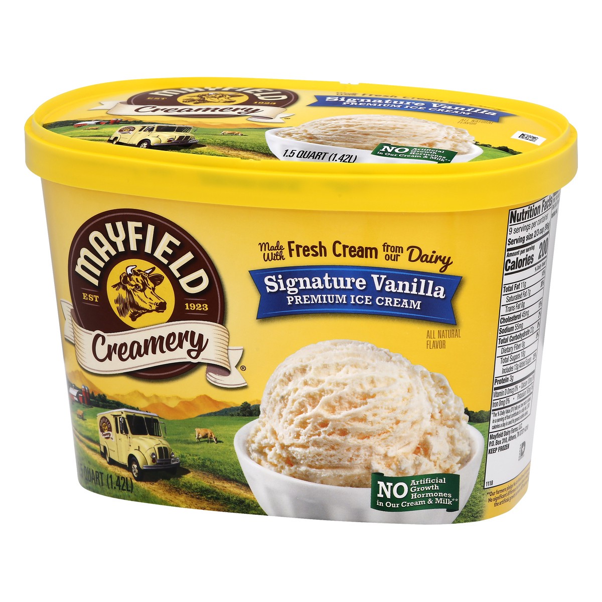 slide 7 of 10, Mayfield Creamery Signature Vanilla Ice Cream 1.5 qt, 1.5 qt