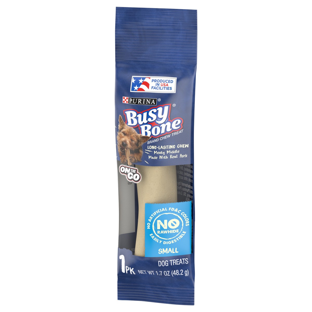 slide 3 of 9, Busy Purina Busy Bone Rawhide Free, Long Lasting Small Dog Bones, Mini, 1.7 oz