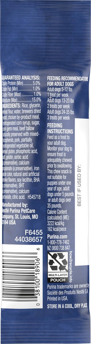 slide 9 of 9, Busy Purina Busy Bone Rawhide Free, Long Lasting Small Dog Bones, Mini, 1.7 oz