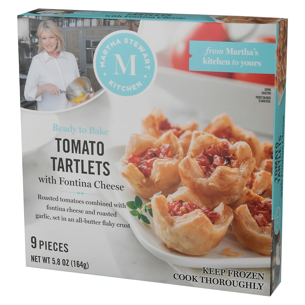 slide 12 of 13, Martha Stewart Kitchen Tomato Tartlets with Fontina Cheese 9 ea Box, 9 ct