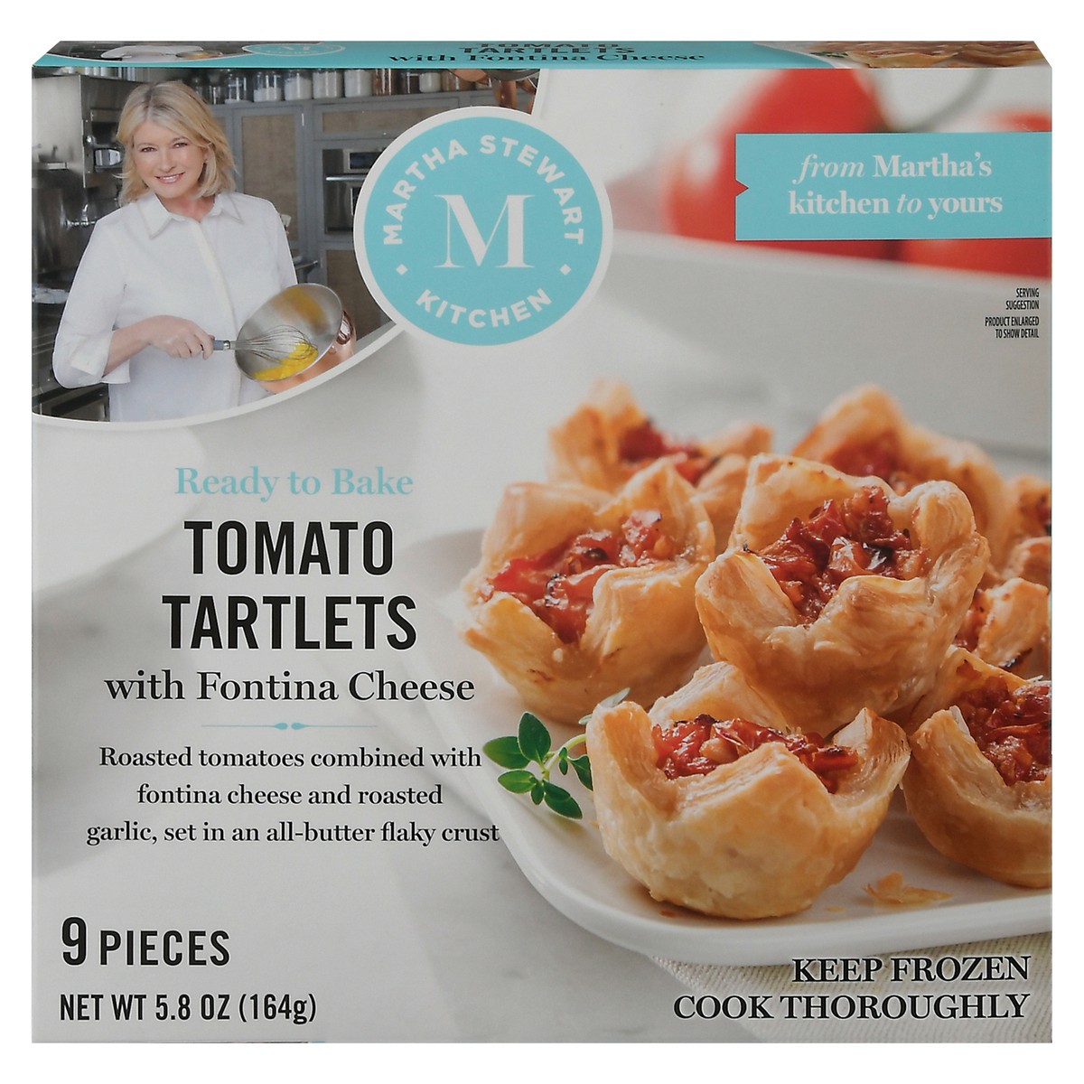 slide 1 of 13, Martha Stewart Kitchen Tomato Tartlets with Fontina Cheese 9 ea Box, 9 ct