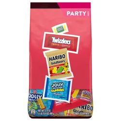 Hershey's HARIBO, Jolly Rancher, and Twizzlers Assorted Fruit Flavored Candy Party Pack, 31.4 oz