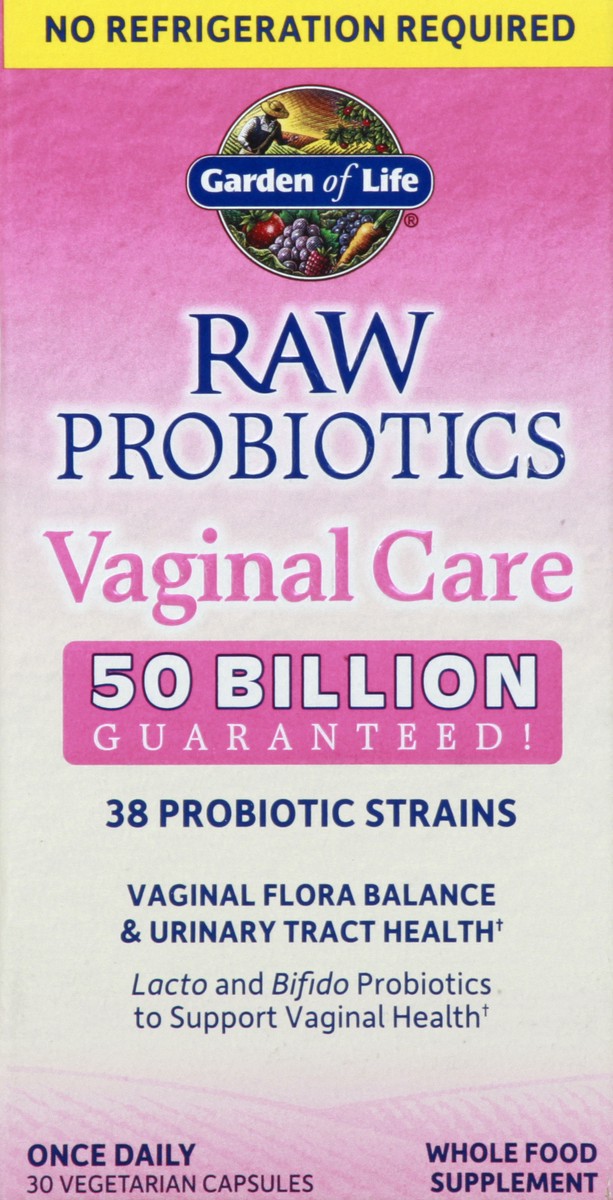 slide 6 of 9, Garden of Life Raw Probiotics Vaginal Care, 30 ct