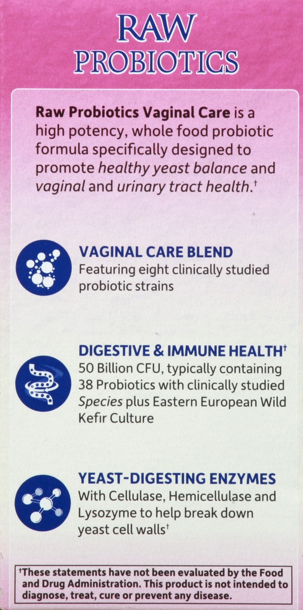 slide 7 of 9, Garden of Life Raw Probiotics Vaginal Care, 30 ct