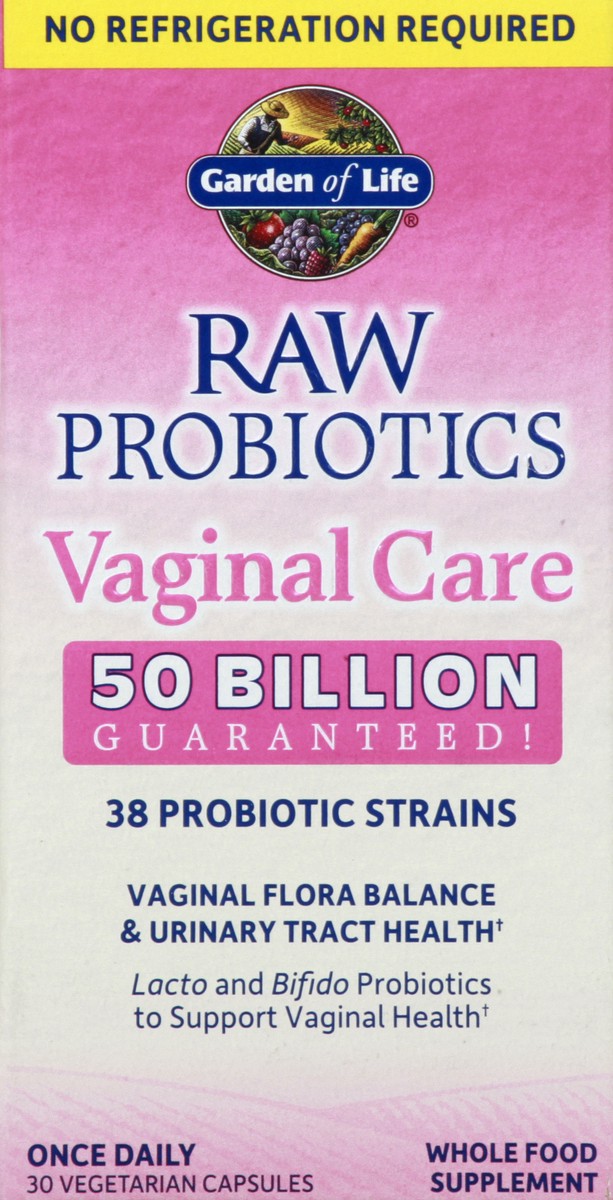 slide 1 of 9, Garden of Life Raw Probiotics Vaginal Care, 30 ct