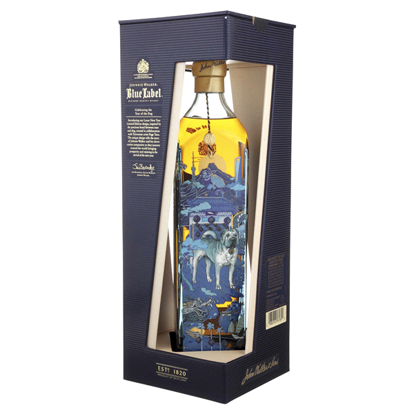 slide 2 of 5, Johnnie Walker Blue Label - Year of the Dog, 750 ml