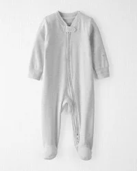 Littleplanet Baby Organic Cotton Sleep & Play Pajamas Gray 9M