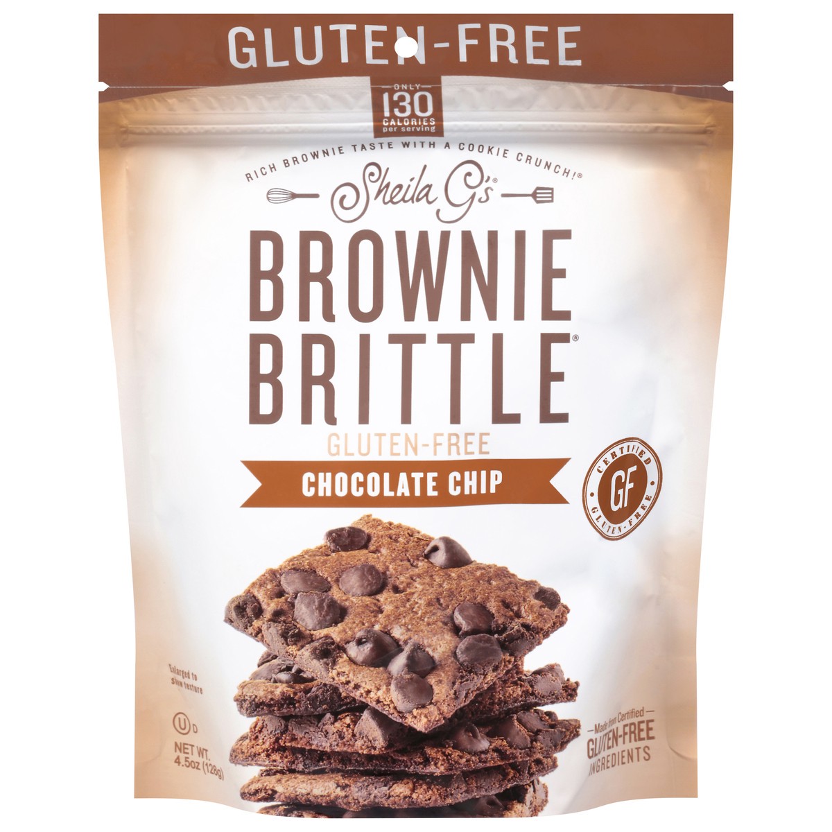 slide 2 of 14, Sheila G's Brownie Brittle Gluten Free Chocolate Chip - 5 Oz, 5 oz