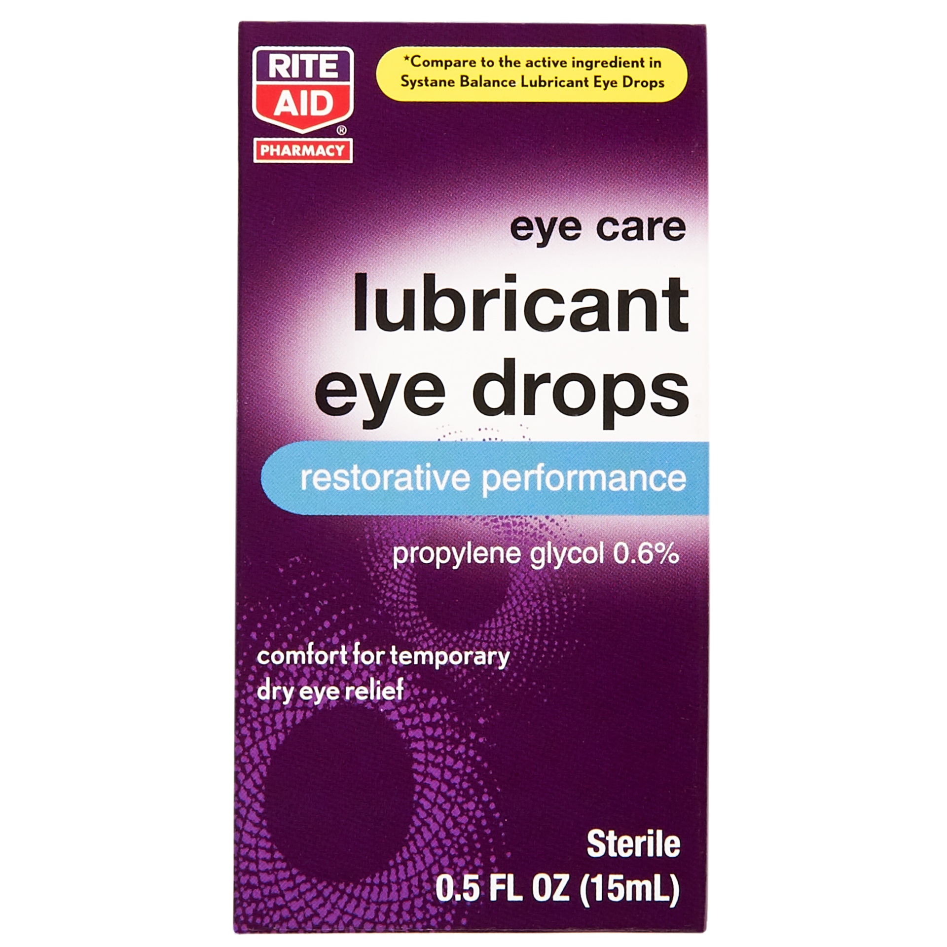 slide 1 of 1, Rite Aid Ra Eye Drp Lub Restore.5Z, 0.5 oz