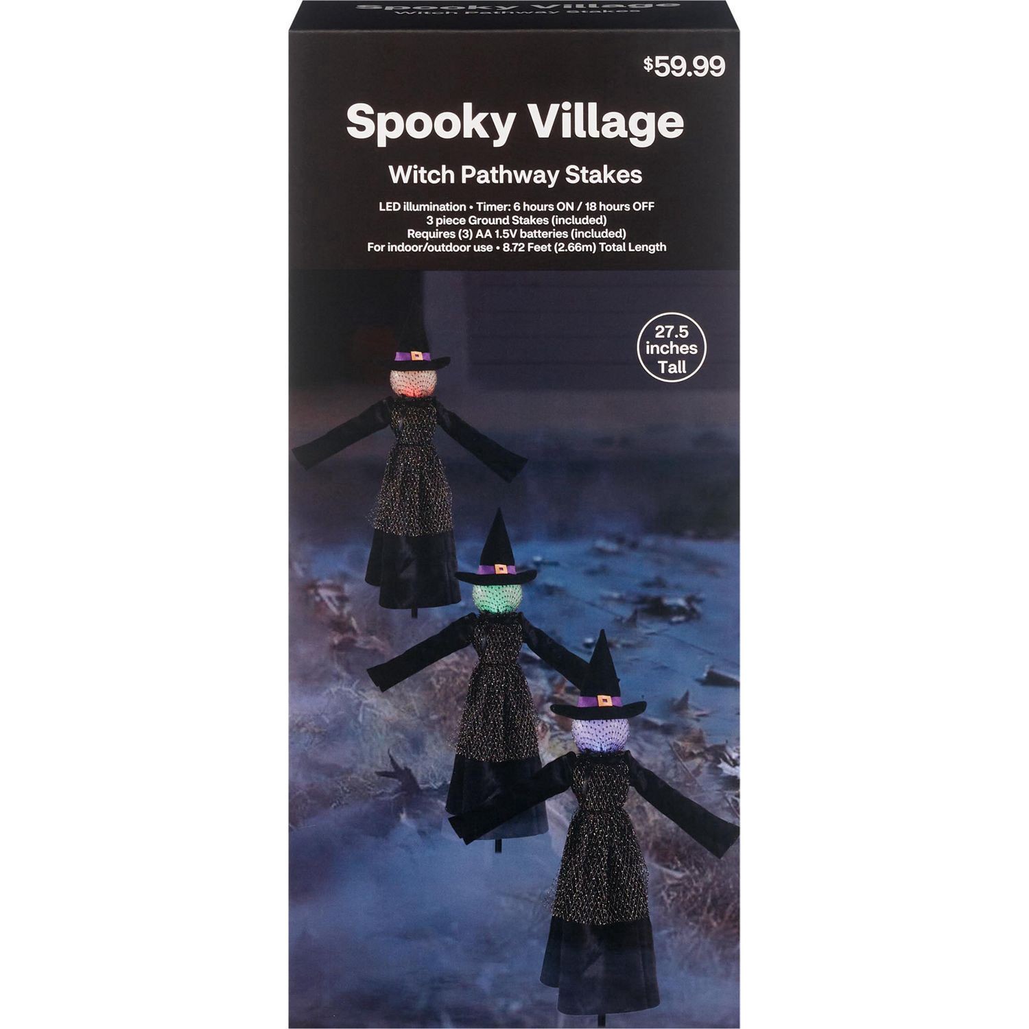 slide 2 of 3, SPOOKY VILLAGE Witch Pathway, 1 ct