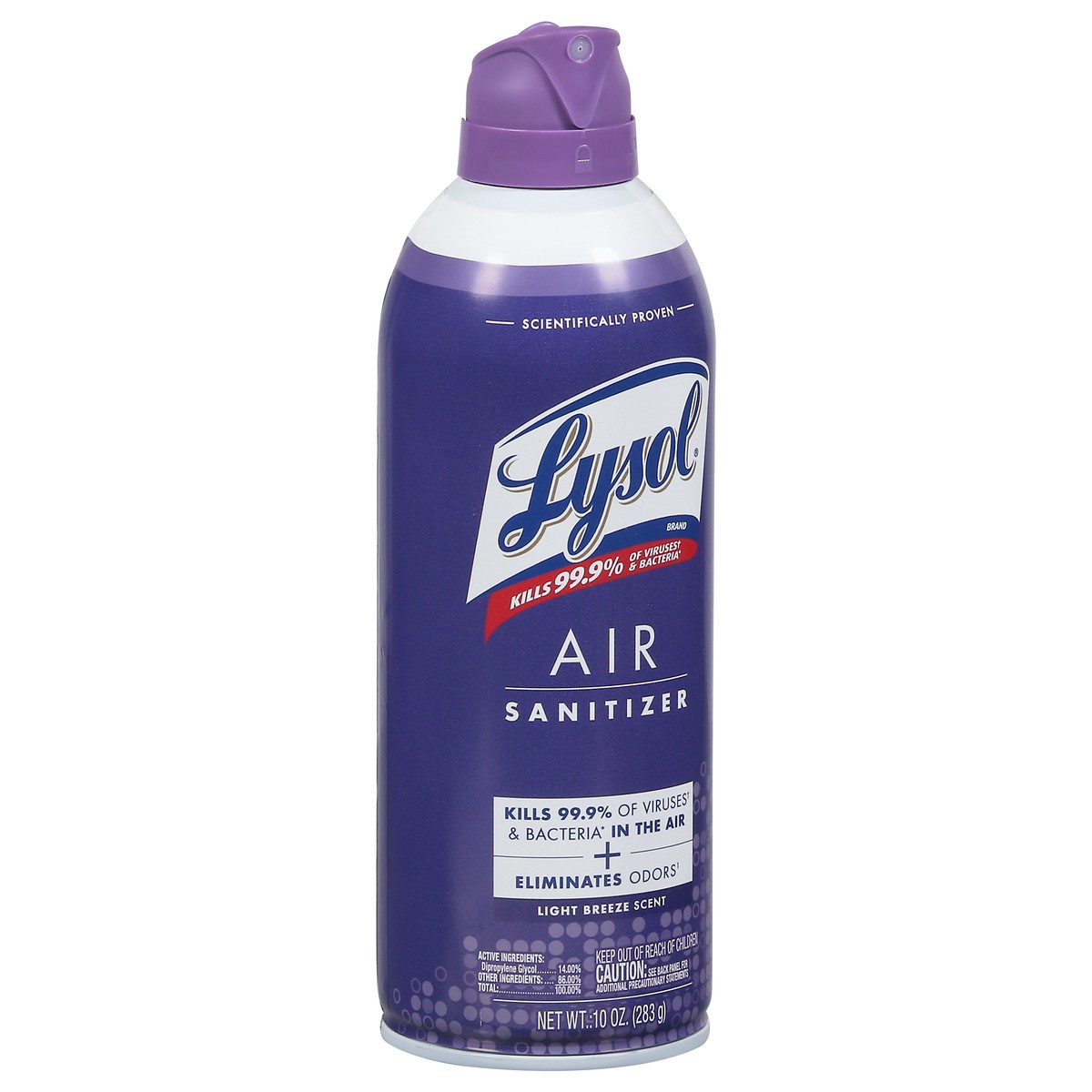 slide 5 of 9, Lysol Light Breeze Scent Air Sanitizer 10 oz, 10 oz