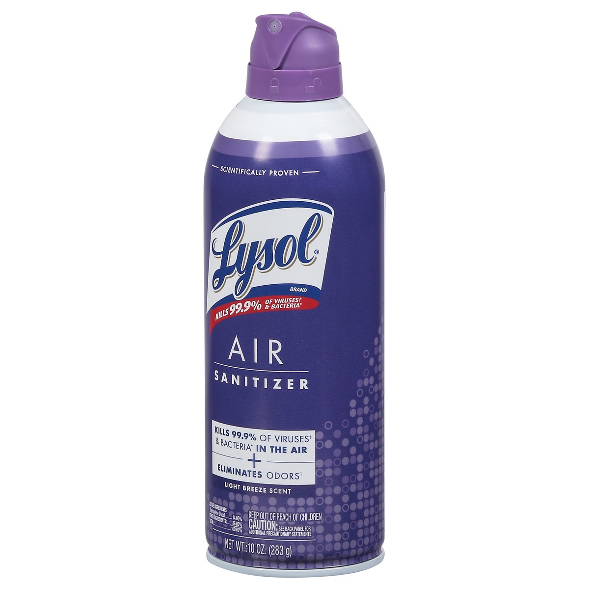 slide 4 of 9, Lysol Light Breeze Scent Air Sanitizer 10 oz, 10 oz