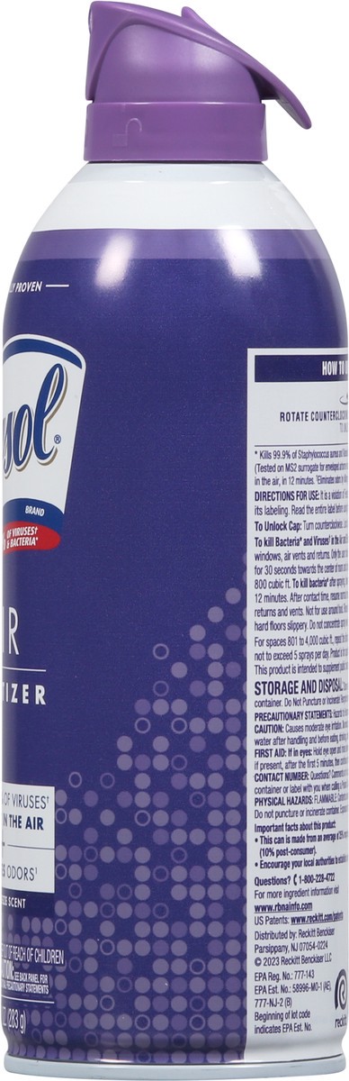 slide 2 of 9, Lysol Light Breeze Scent Air Sanitizer 10 oz, 10 oz