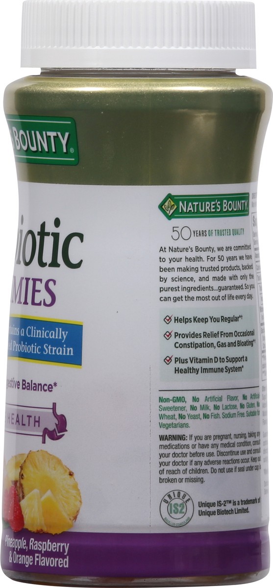 slide 8 of 14, Nature's Bounty Probiotic Gummies, 60 ct