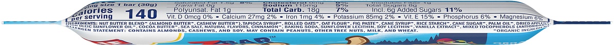 slide 4 of 8, CLIF Organic Apple Almond Butter Filled Bar, 1.06 oz