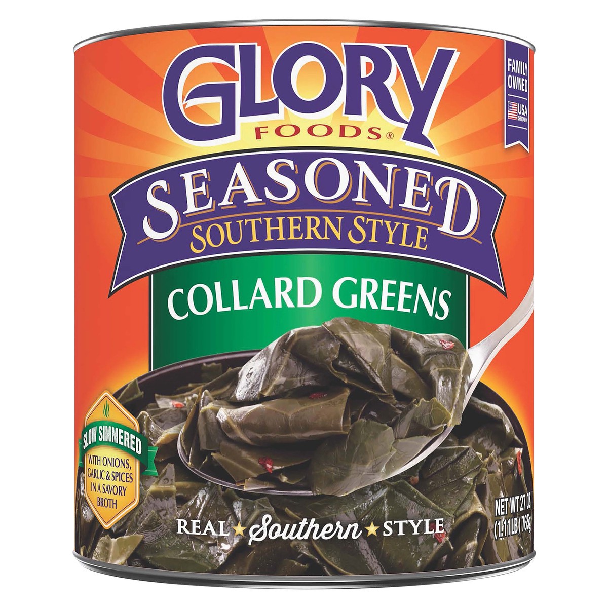 slide 1 of 5, Glory Greens Collard Greens, 27 oz