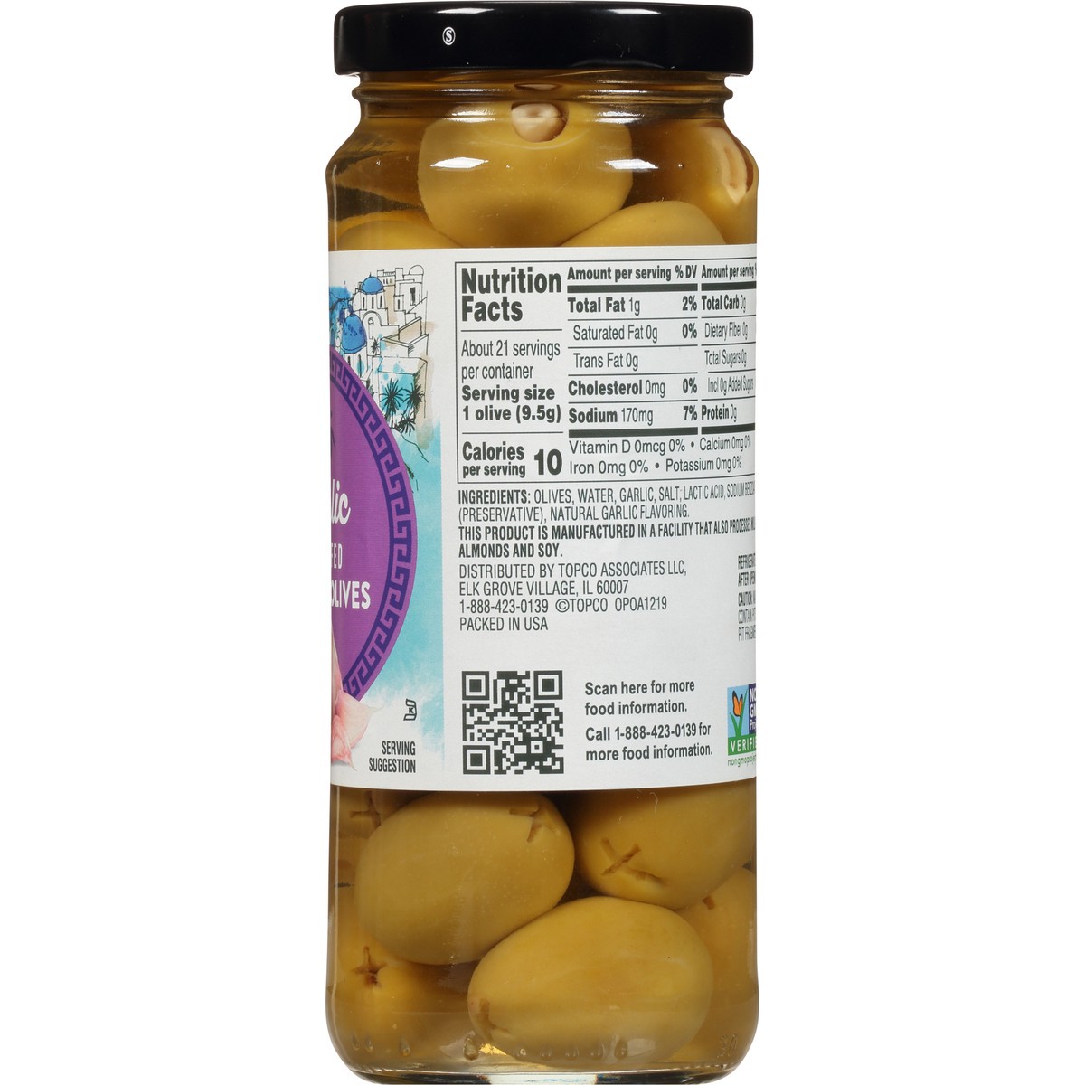 slide 7 of 15, Culinary Tours Garlic Stuffed Greek Olives, 12 oz