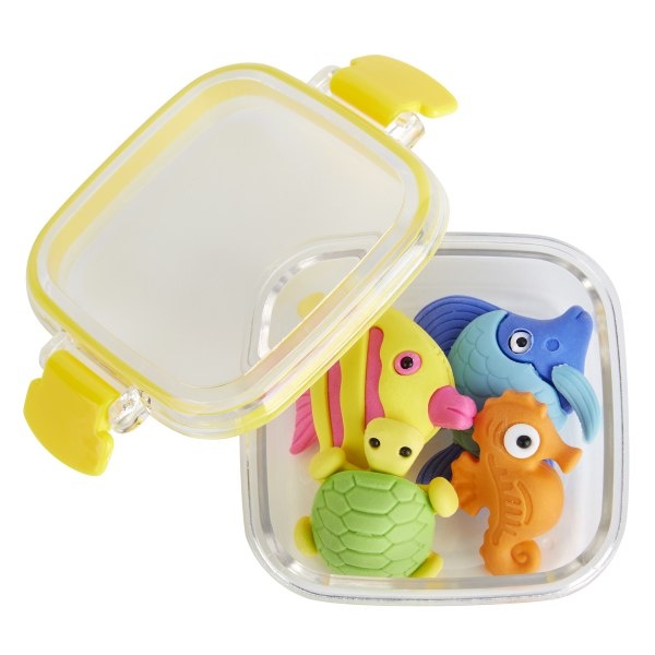 slide 1 of 2, Office Depot Brand Fun Erasers, Sea Creatures, Pack Of 4, 4 ct